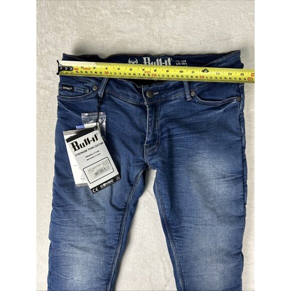 Bull-it Jeans Women’s Sz 6 SR6 Ocean 17 Slim Straight Cover Motorcycle NWT - Picture 6 of 12